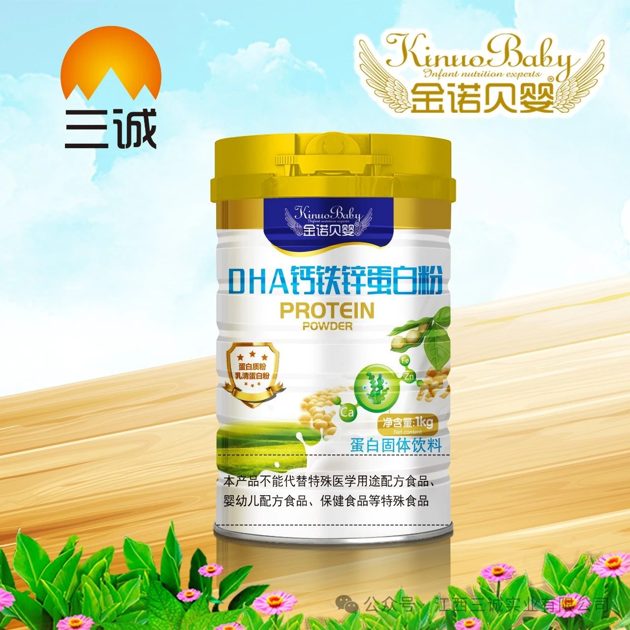 DHA鈣鐵鋅蛋白粉