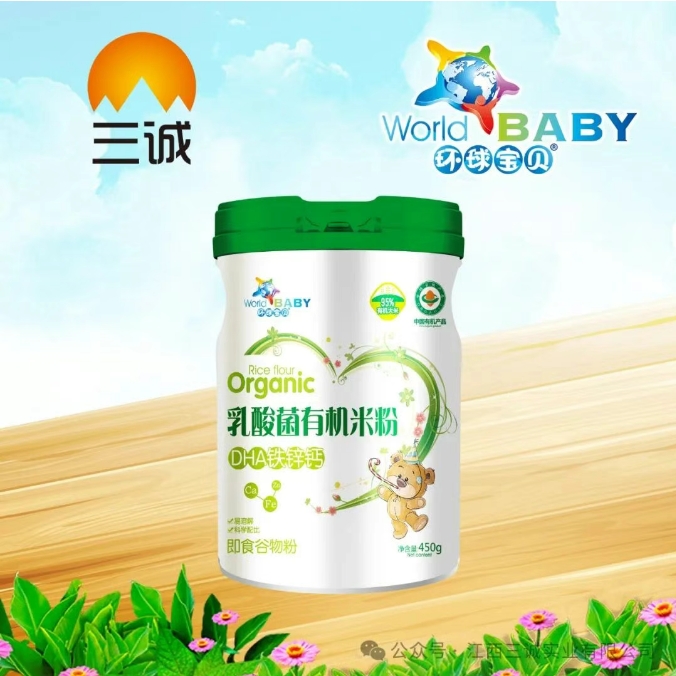 乳酸菌有機米粉 DHA鐵鋅鈣